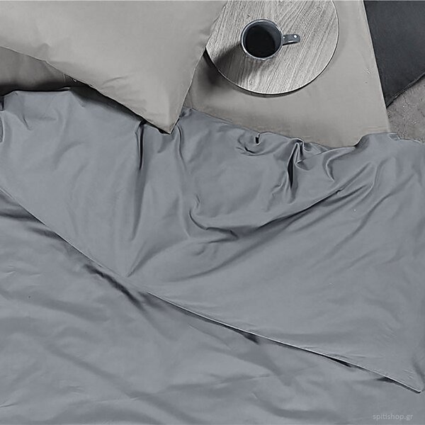 Παπλωματοθήκη King Size (240x260) Nef-Nef Homeware Basic L.Grey