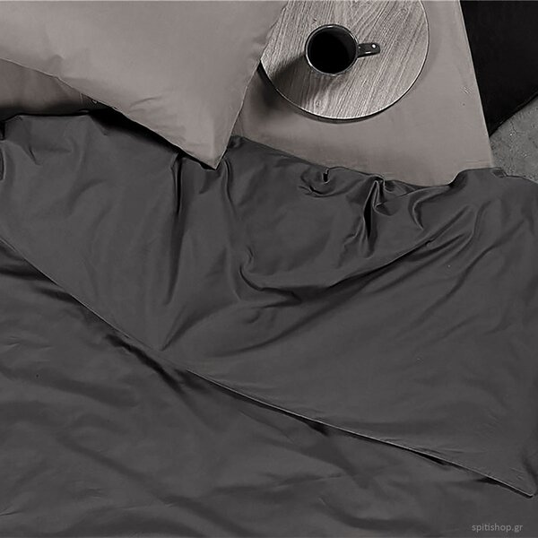 Παπλωματοθήκη King Size (240x260) Nef-Nef Homeware Basic D.Grey