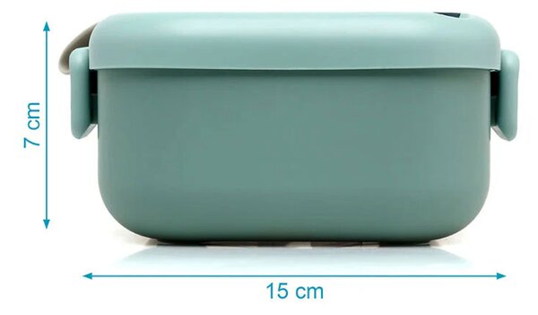 Φαγητοδοχείο & Κουτάλι (Σετ) 750ml Kiokids Μέντα 3896