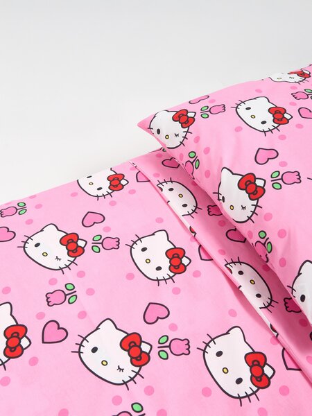 Sinsay - Σετ με κλινοσκεπάσματα Hello Kitty - ροζ