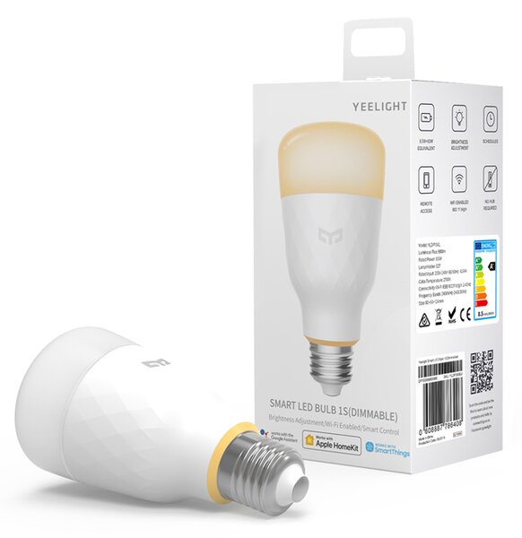 YEELIGHT Smart λάμπα LED YLDP15YL, Wi-Fi, 8.5W, E27, 800lm, 2700K