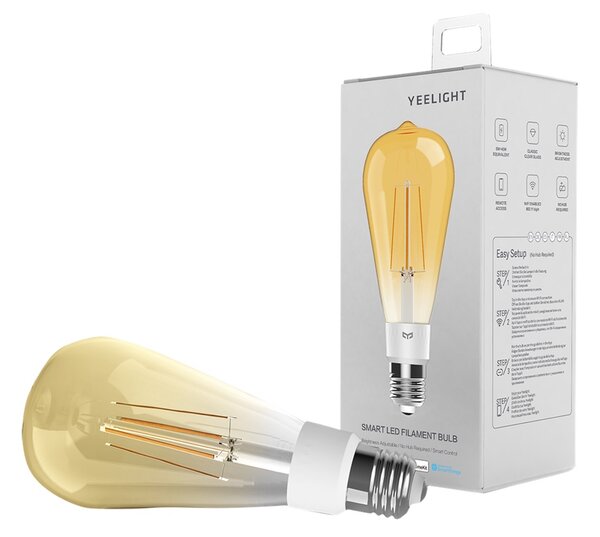 YEELIGHT smart λάμπα LED Filament YLDP23YL, 6W, E27, 500lm, 2000K