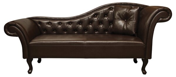 ΑΝΑΚΛΙΝΔΡΟ T.CHESTERFIELD FB93008.01 PU ΣΚ.ΚΑΦΕ-ΜΑΥΡΑ ΠΟΔΙΑ(ΔΕΞΙ)190x61x84Yεκ