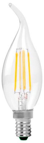 OPTONICA LED λάμπα Candle C35T Filament 1481, 4W, 4500K, E14, 400lm