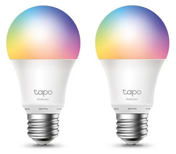 TP-LINK Smart λάμπα LED TAPO-L530E WiFi, 8.7W E27, 2500K-6500K RGB, 2τμχ