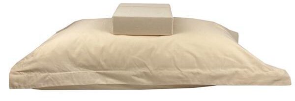 Μαξιλαροθήκες Oxford Πεννιέ Beige από 100% βαμβάκι 52x72εκ. σετ 2 τμχ