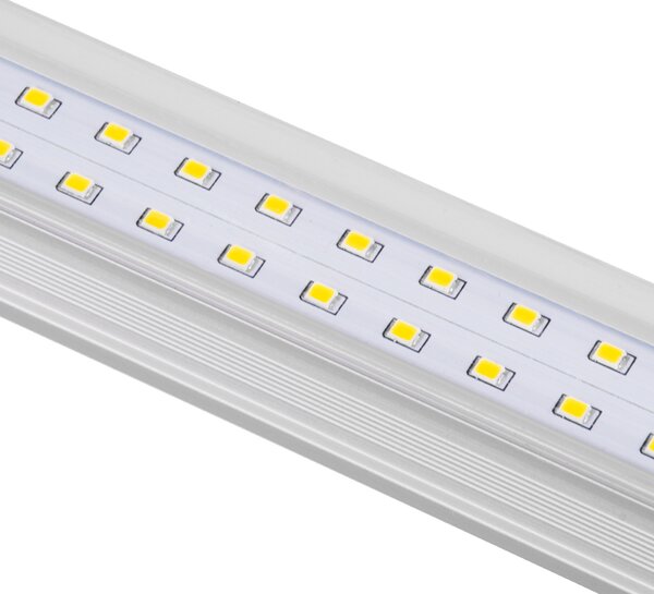 GloboStar® 85962 Linear Grow Light Hydro Spectrum LED Γραμμικό Φωτιστικό Ανάπτυξης Φυτών Υδροπονικού Θερμοκηπίου 60cm SMD 2835 40W 160° AC230V IP54 Εσωτερικού Χώρου για Κάλυψη Επιφάνειας 0.6m x 0.6m