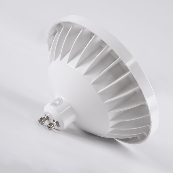 GloboStar® 60124 Σποτ LED GU10 AR111 12W 1164lm 36° AC 220-240V IP20 Φ11 x Υ6.6cm Φυσικό Λευκό 4500K - 3 Χρόνια Εγγύηση