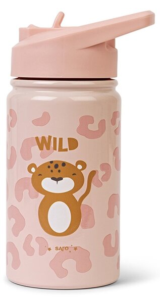 Παγούρι - Θερμός 350ml Με Καλαμάκι Saro Born to Be Wild 74511