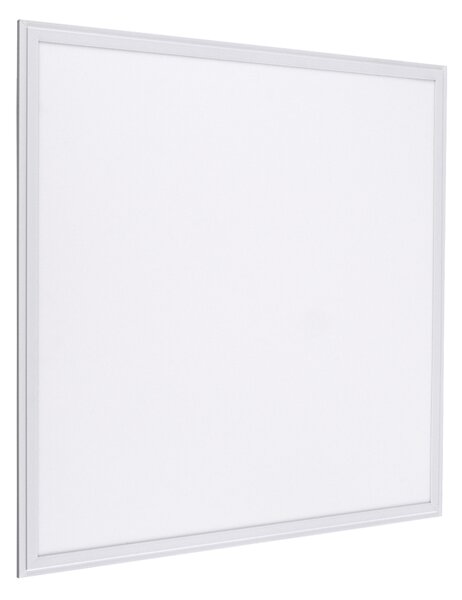 GloboStar® 60206 Χωνευτό LED Panel Milky Super Slim 60x60cm 40W 4000lm 120° CRI≥80Ra UGR<19 AC 220-240V IP20 Μ60 x Π60 x Υ1.5cm - Ψυχρό Λευκό 6000K - TÜV Certified Driver - 5 Years Warranty