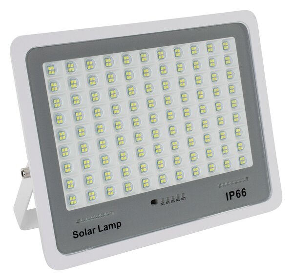 GloboStar® FAETHON 71561 Αυτόνομος Ηλιακός Προβολέας LED SMD 200W 20000lm με Ενσωματωμένη Μπαταρία 20000mAh - Φωτοβολταϊκό Πάνελ με Αισθητήρα Ημέρας-Νύχτας και Ασύρματο Χειριστήριο RF 2.4Ghz Αδιάβροχος IP66 Ψυχρό Λευκό 6000K - 3 Χρόνια Εγγύηση