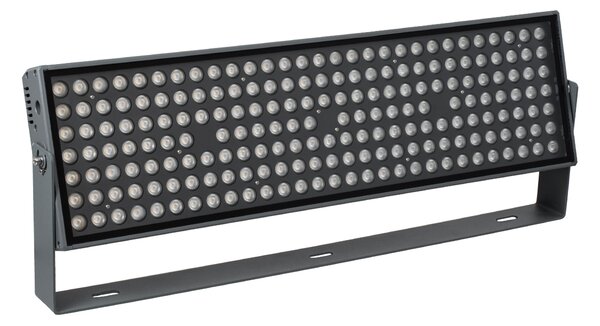 GloboStar® FLOOD-ZANA 90560 Προβολέας Wall Washer για Φωτισμό Κτιρίων LED 200W 18000lm 30° DC 24V Αδιάβροχο IP65 Μ70 x Π29 x Υ10cm Θερμό Λευκό 2700K - Γκρι Ανθρακί - 3 Years Warranty