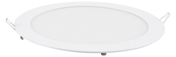 GloboStar® 60188 Χωνευτό LED Panel Φ22cm 20W 2180lm 120° AC 220-240V IP20 Φ22.2 x Υ1.9cm Ψυχρό Λευκό 6000K - 3 Years Warranty