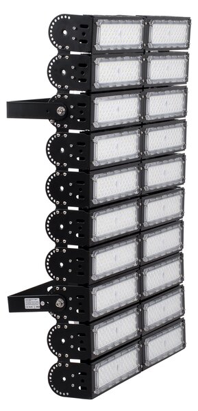 GloboStar® GOLIATH 90105 LED Προβολέας Γηπέδου - Φωτιστικό Tunnel 1000W 160000LM 75°*135° AC 100-277V Αδιάβροχο IP65 Μ62 x Π22 x Υ90cm Ψυχρό Λευκό 5000K - MeanWell Driver & LumiLEDs Chip - 5 Χρόνια Εγγύηση