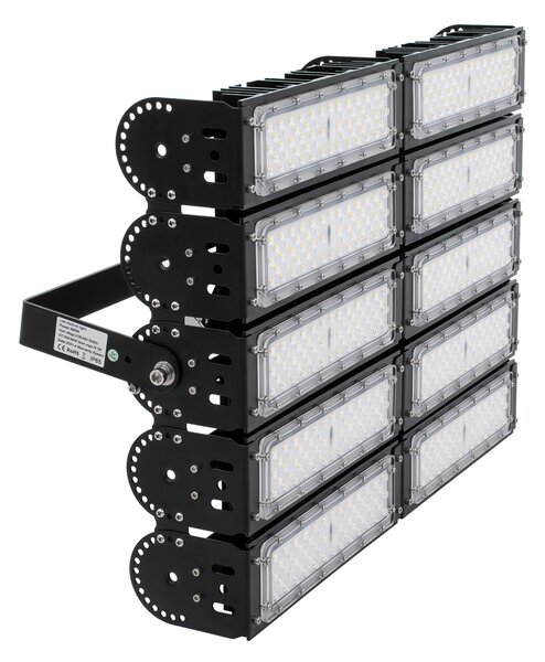 GloboStar® GOLIATH 90104 LED Προβολέας Γηπέδου - Φωτιστικό Tunnel 500W 80000LM 75°*135° AC 100-277V IP65 - Ψυχρό Λευκό 5000K - MeanWell Driver & LumiLEDs Chip - 5 Years Warranty