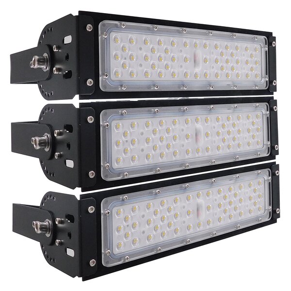 GloboStar® GOLIATH 90100-3 LED Προβολέας Γηπέδου - Φωτιστικό Tunnel 150W 24000LM 75°*135° AC 100-277V IP65 - Ψυχρό Λευκό 5000K - MeanWell Driver & LumiLEDs Chip - 5 Years Warranty