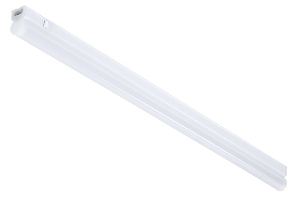 GloboStar® TUBO 60787 Γραμμικό Φωτιστικό Οροφής Linear LED Τύπου T5 Επεκτεινόμενο 9W 900lm 180° AC 220-240V IP20 Πάγκου Κουζίνας με Διακόπτη On/Off Μ60 x Π2.2 x Υ3.5cm Ψυχρό Λευκό 6000K - Λευκό - 3 Years Warranty