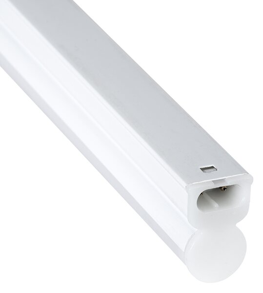 GloboStar® TUBO 60786 Γραμμικό Φωτιστικό Οροφής Linear LED Τύπου T5 Επεκτεινόμενο 5.5W 528lm 180° AC 220-240V IP20 Πάγκου Κουζίνας με Διακόπτη On/Off Μ30 x Π2.2 x Υ3.5cm Θερμό Λευκό 2700K - Λευκό - 3 Years Warranty