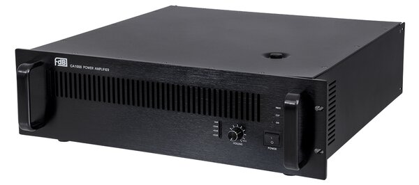 GloboStar® FDB CA1000 98016 Power Amplifier - Επαγγελματικός Ενισχυτής Ηχείων Εγκαταστάσεων 100V - Frequency Response 60Hz-20Khz - AC 220V/50-60Hz - 1000W/4Ω - IP20 - Μαύρο - Μ48.5 x Π45.5 x Υ13.2cm