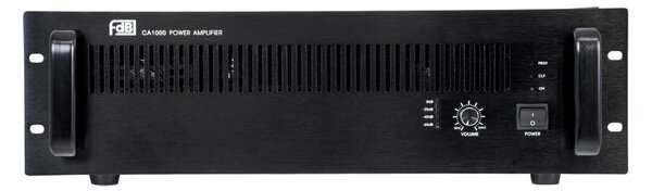 GloboStar® FDB CA1000 98016 Power Amplifier - Επαγγελματικός Ενισχυτής Ηχείων Εγκαταστάσεων 100V - Frequency Response 60Hz-20Khz - AC 220V/50-60Hz - 1000W/4Ω - IP20 - Μαύρο - Μ48.5 x Π45.5 x Υ13.2cm