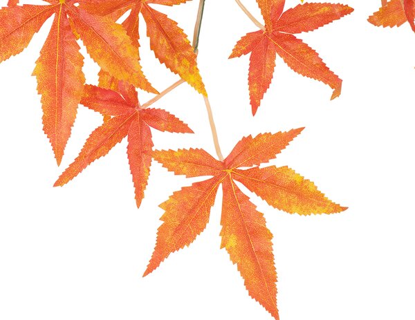 GloboStar® Artificial Garden MAPLE BRANCH 20230 10 x Τεχνητά Διακοσμητικά Κλαδία Σφένδαμου Π55 x Υ60cm