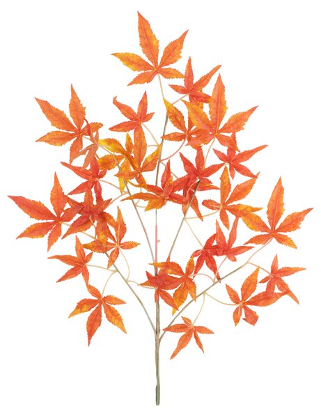 GloboStar® Artificial Garden MAPLE BRANCH 20230 10 x Τεχνητά Διακοσμητικά Κλαδία Σφένδαμου Π55 x Υ60cm