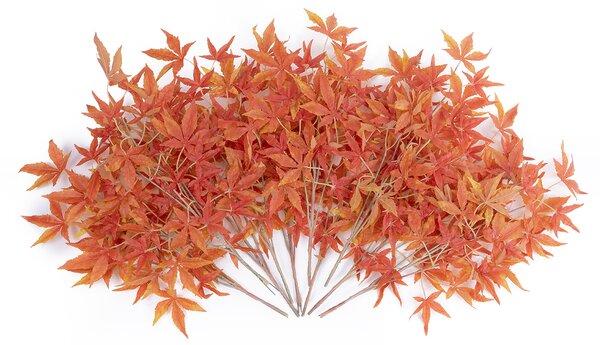 GloboStar® Artificial Garden MAPLE BRANCH 20230 10 x Τεχνητά Διακοσμητικά Κλαδία Σφένδαμου Π55 x Υ60cm