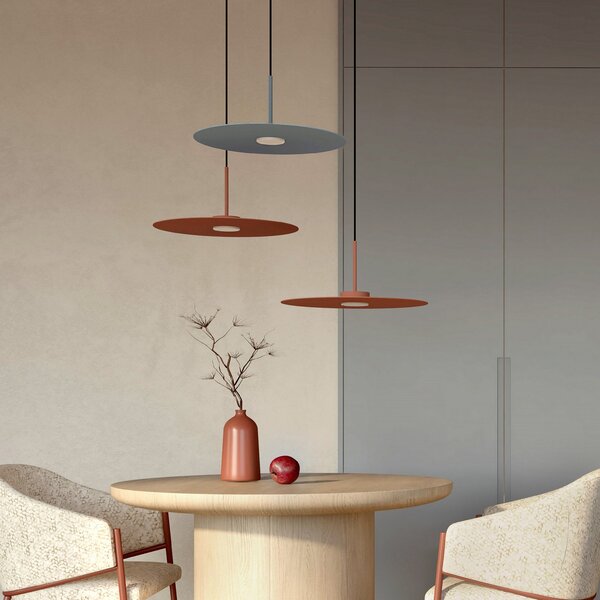 Nowodvorski Lighting Κρεμαστό φωτιστικό Simone, χάλυβας, μπλε umbra, Ø 40 cm, GX53, ρυθμιζόμενος, Μπλε, Σαλόνι / τραπεζαρία, Μέταλλο, σύγχρονο
