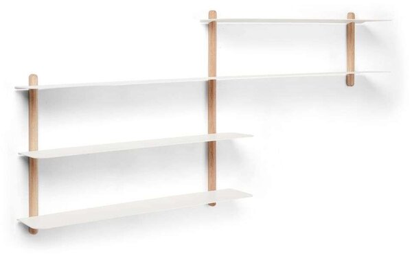 GEJST - Nivo Shelf B Light Δρυς/Λευκό