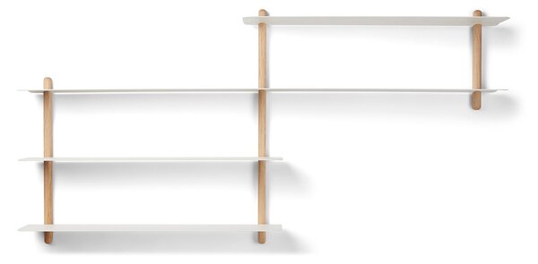 GEJST - Nivo Shelf B Light Δρυς/Λευκό