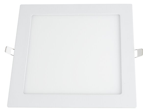 GloboStar® 60198 Χωνευτό LED Panel 20W 2120lm 120° AC 220-240V IP20 Μ22.5 x Π22.5 x Υ1.9cm Φυσικό Λευκό 4500K - 3 Χρόνια Εγγύηση