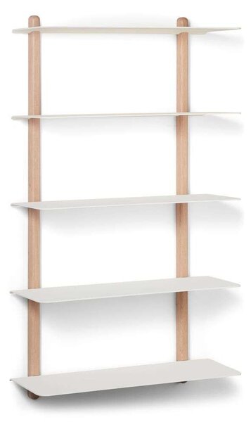 GEJST - Nivo Shelf Large E Φως Δρυς/Λευκό