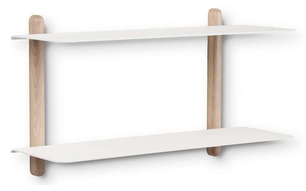 GEJST - Nivo Shelf Large F Φως Δρυς/Λευκό