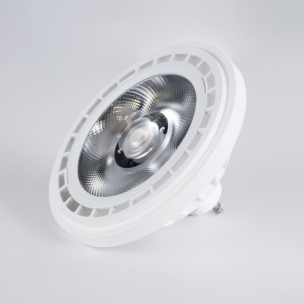 GloboStar® 60132 Σποτ LED GU10 AR111 15W 1500lm 12° AC 220-240V IP20 Φ11 x Υ6.6cm Ψυχρό Λευκό 6000K Dimmable - 3 Χρόνια Εγγύηση