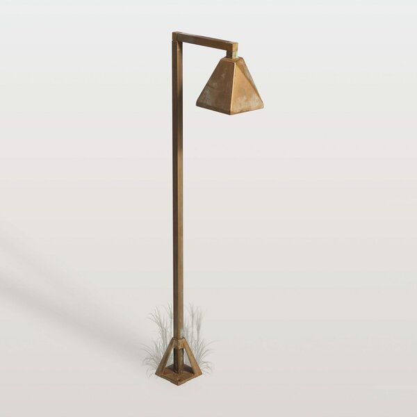 Moretti Luce Φωτιστικό διαδρόμου LED Silva Edge, 80 x 19 εκ., ορείχαλκος αντίκα, Μπρούτζινο / Αντικέ ορείχαλκου, Ορείχαλκος, Εξοχική κατοικία / Ρουστίκ
