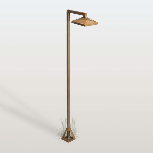 Moretti Luce Φωτιστικό διαδρόμου LED Aura Edge, 100 x 19,5 εκ., ορείχαλκος αντίκα, Μπρούτζινο / Αντικέ ορείχαλκου, Ορείχαλκος, Εξοχική κατοικία / Ρουστίκ