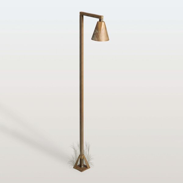 Moretti Luce Φωτιστικό διαδρόμου LED Silva Disk, 100 x 19 εκ., ορείχαλκος αντίκα, Μπρούτζινο / Αντικέ ορείχαλκου, Ορείχαλκος, Εξοχική κατοικία / Ρουστίκ