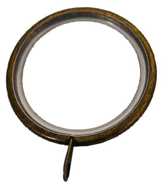 Κρίκοι Κουρτίνας 10τμχ (Φ28) Grace Black-Gold 520282
