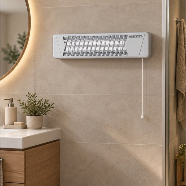 Επιτοίχια Θερμάστρα Stiebel Eltron IW 120 SE09081 με ισχύ 1200W και 3 επίπεδα θέρμανσης - Silver
