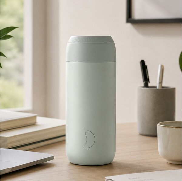 Ποτήρι Θερμός Series 2 Chilly's με χωρητικότητα 500ml και διατήρηση θερμοκρασίας 4h ζεστό - Lichen Green