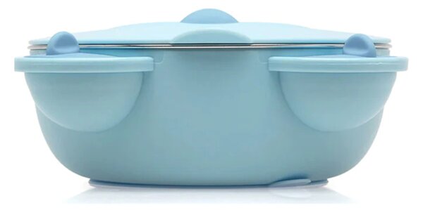 Φαγητοδοχείο Με Χωρίσματα 450ml (16x8x19) Kiokids Blue Bear 3539