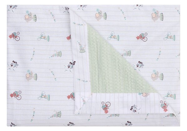 Κουβέρτα Πικέ Αγκαλιάς (70x100) 2 Όψεων Kentia Stylish Gonzo