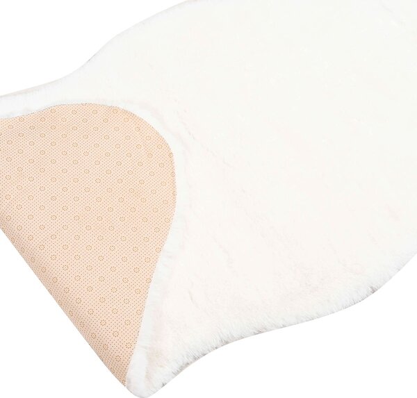 Χαλί Διαδρόμου Γούνινο (80x150) Polcarpet Rabbit Animal Shape White