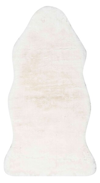 Χαλί Διαδρόμου Γούνινο (80x150) Polcarpet Rabbit Animal Shape White