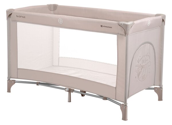 Παρκοκρέβατο (6-36 Μηνών/Έως 15kg) Kikka Boo Gifted Beige 2023