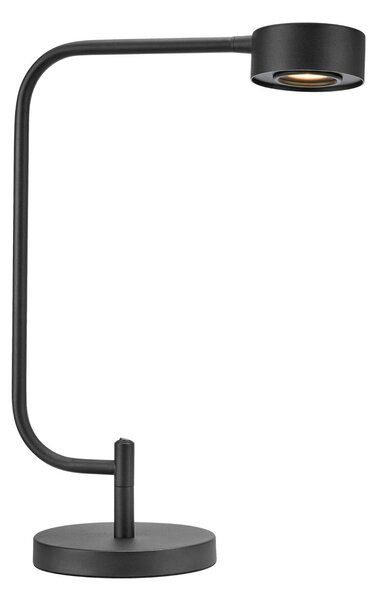 Markslöjd LED επιτραπέζια λάμπα Hugo, μαύρη, ύψος 51,5 cm, ρυθμιζόμενη ένταση φωτισμού, ρυθμιζόμενος, Μαύρο, Μελέτη / Γραφείο, Μέταλλο
