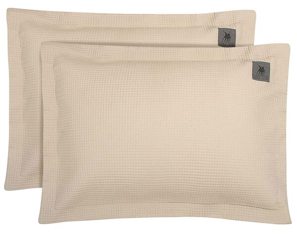 Ζεύγος Μαξιλαροθήκες Καπιτονέ (50x70) Greenwich Polo Club 3495 Beige