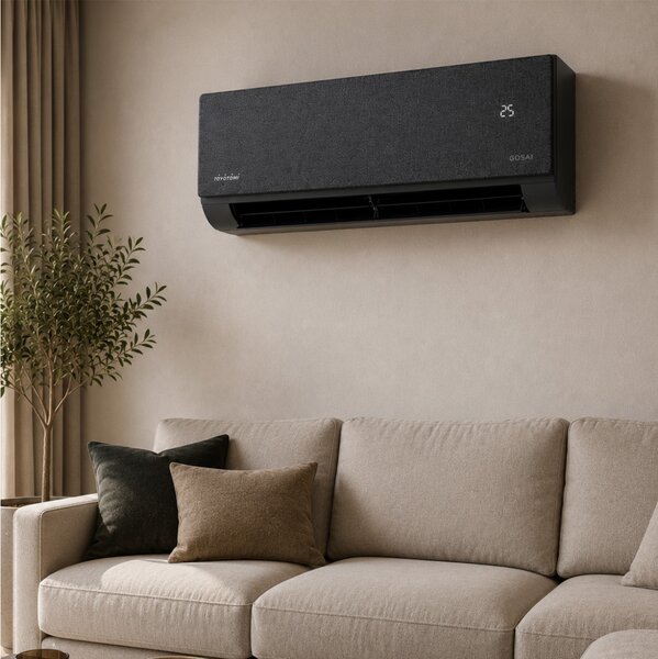 Κλιματιστικό Inverter Toyotomi Gosai GTN-12CMB με Wi-Fi, Ιονιστή, απόδοση 12000 Btu και ενεργειακή κλάση A+++/A+++ - Shadow Black