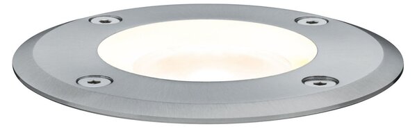 Paulmann LED φωτιστικό ενσωματωμένο στο δάπεδο Special, IP67, Ø 11 cm, Μεταλλικό, Μέταλλο