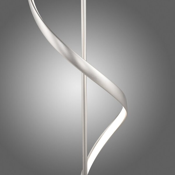 Q-Smart-Home Paul Neuhaus Q-Swing LED φωτιστικό δαπέδου, ατσάλι, ρυθμιζόμενος, Μεταλλικό, Σαλόνι / τραπεζαρία, Μέταλλο, σύγχρονο